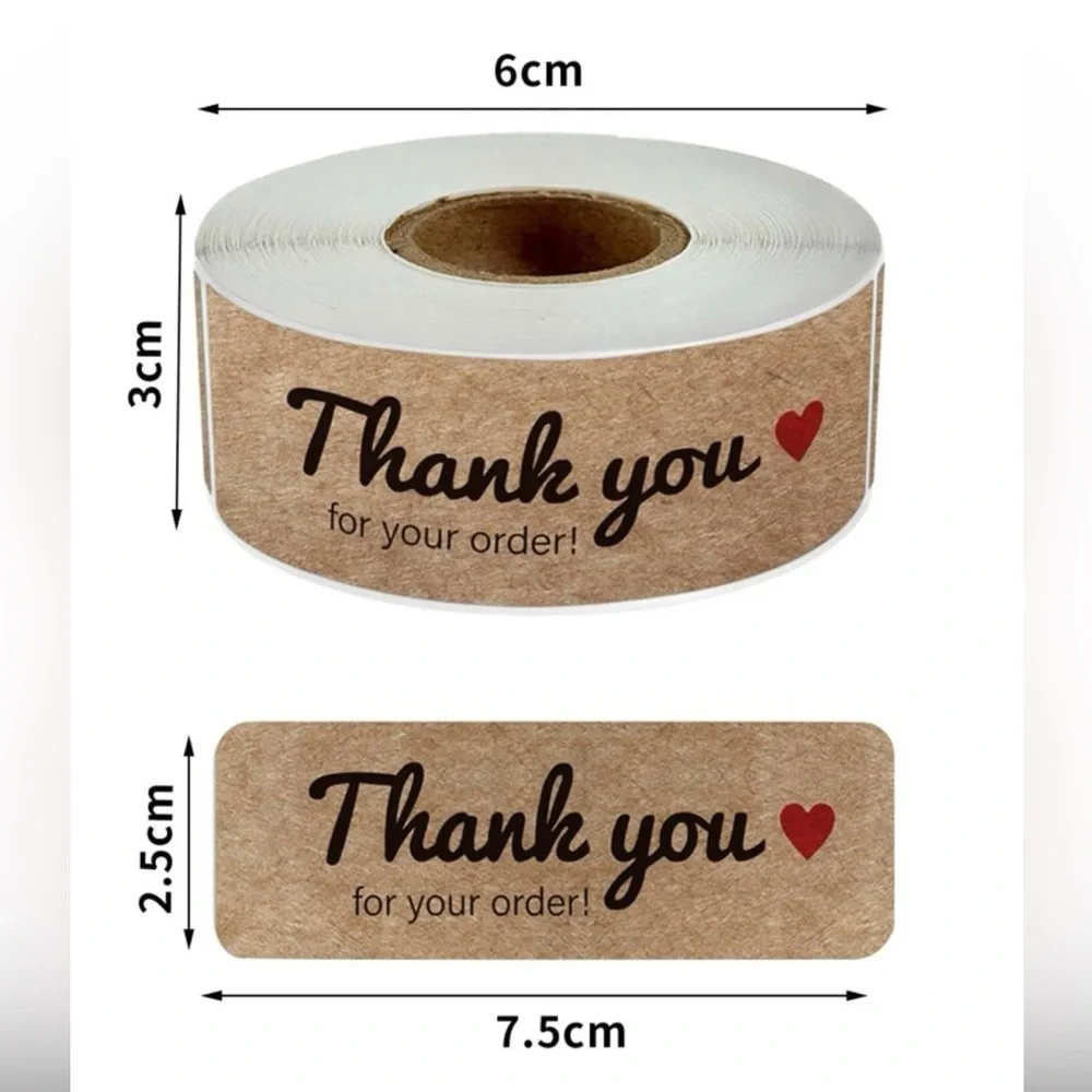 1 Roll THANK YOU FOR YOUR ORDER